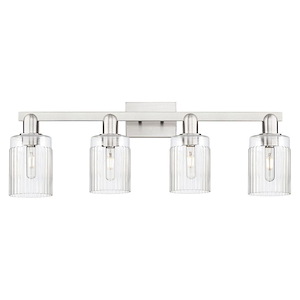 Hadley - 4 Light Bath Vanity-10.75 Inch Tall and 31.5 Inch Wide - 1388137