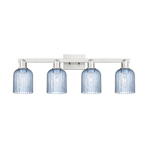 Bridal Veil - 4 Light Bath Vanity-10.75 Inch Tall and 32 Inch Wide - 1374093