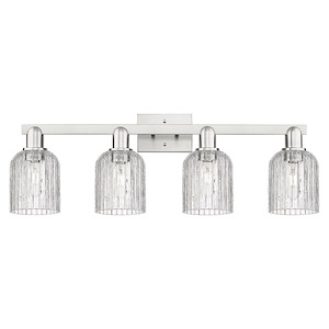 Bridal Veil - 4 Light Bath Vanity-10.75 Inch Tall and 32 Inch Wide - 1372752