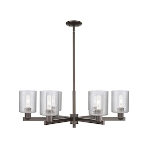 Cobbleskill - 6 Light Stem Hung Chandelier-11 Inch Tall and 34.75 Inch Wide - 1388178