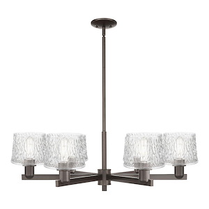 Niagara - 6 Light Stem Hung Chandelier-10.5 Inch Tall and 36.25 Inch Wide - 1388180