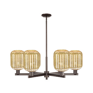 Preston - 6 Light Stem Hung Jar Chandelier-13.75 Inch Tall and 23.88 Inch Wide - 1373987
