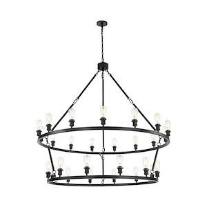 Saloon - 27 Light Chain Hung Chandelier-42.88 Inch Tall and 50 Inch Wide - 1427314