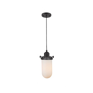 Centri - 1 Light Cord hung Mini Pendant-10 Inch Tall and 4.5 Inch Wide - 1427315