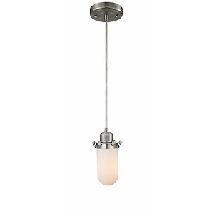 Centri - 1 Light Cord hung Mini Pendant-10 Inch Tall and 4.5 Inch Wide - 1427291