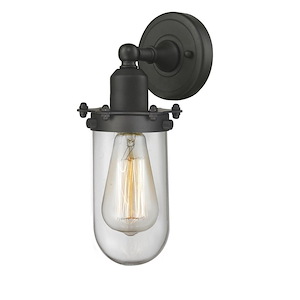 Centri - 1 Light Wall Sconce-11.5 Inch Tall and 4.5 Inch Wide - 1428247