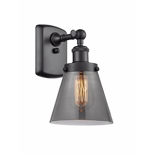 Cone - 1 Light Wall Sconce In Industrial Style-11 Inches Tall and 6 Inches Wide - 1290061