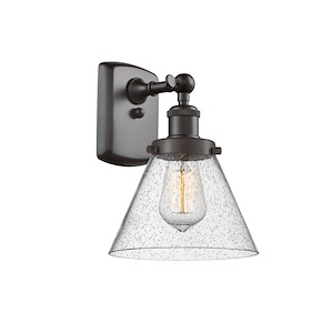 Cone - 1 Light Wall Sconce In Industrial Style-13 Inches Tall and 8 Inches Wide - 1290162