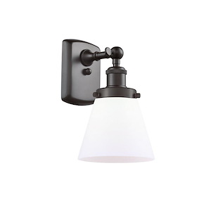 Cone - 1 Light Wall Sconce In Industrial Style-11 Inches Tall and 6 Inches Wide - 1290061