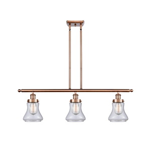 Bellmont - 3 Light Stem hung Island-9.75 Inch Tall and 36 Inch Wide - 1427773
