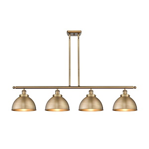 Derby - 4 Light Stem Hung Island-10.63 Inch Tall and 48.13 Inch Wide - 1427903