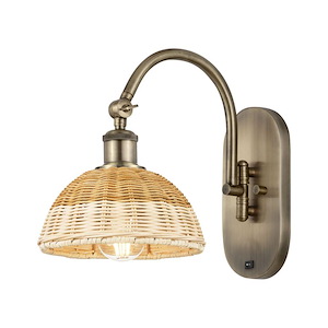 Bristol Natural II - 1 Light Swiveling Wall Sconce-14 Inch Tall and 7.5 Inch Wide - 1388171