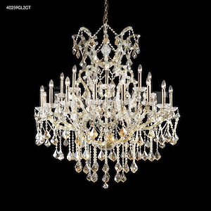 Maria Theresa - 54 Inch Twenty-Five Light 2-Tier Large 60W Entry Chandelier - 521059