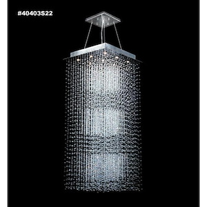 Crystal Rain - Nine Light Entry Chandelier - 521093