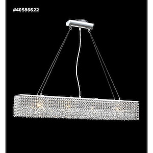 Impact - Six Light Linear Chandelier - 1215285