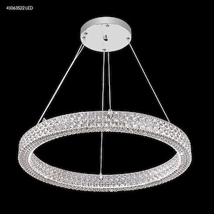Acrylic - 24 Inch 40W 1 LED Crystal Chandelier - 869348