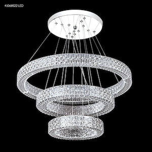 Acrylic - 24 Inch 76W 1 LED Crystal Chandelier - 869349