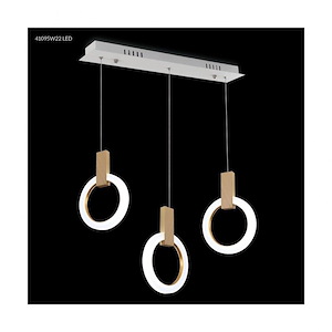 Acrylic - 30 Inch 24W 1 LED Chandelier - 903714