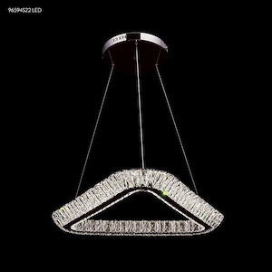 Galaxy - 24 Inch 21W 1 LED Crystal Chandelier - 869409