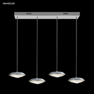 Galaxy - 32 Inch 32W 4 LED Crystal Chandelier - 869417