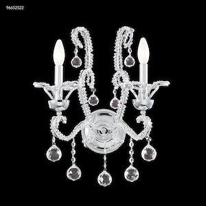 Pearl - Two Light Crystal Bead Wall Sconce - 869420