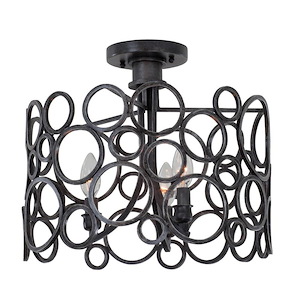 Ashbourne - Three Light Semi-Flush Mount - 428185