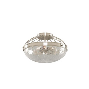 Montauk - 10 Inch Three Light Flush Mount - 520232