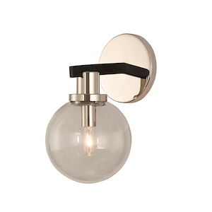 Cameo - 1 Light Wall Sconce In Art Deco Style-10 Inches Tall and 6 Inches Wide - 619500