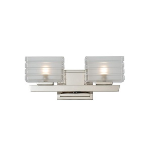 Victoria - 8W 2 LED Bath Vanity In Contemporary Style-7 Inches Tall and 15 Inches Wide - 1294877