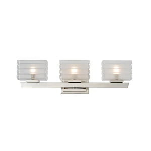 Victoria - 12W 3 LED Bath Vanity In Contemporary Style-7 Inches Tall and 23 Inches Wide - 1294878