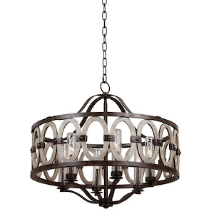 Belmont - Six Light Outdoor Pendant - 882453