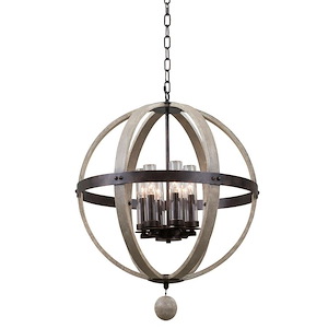 Harper - Six Light Outdoor Pendant - 882455