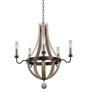 Harper - Five Light Outdoor Chandelier - 882454