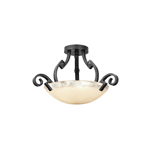 Ibiza - Three Light Semi-Flush Mount - 393085