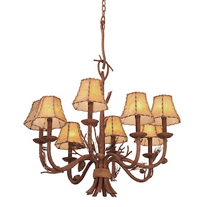 Ponderosa - Eight Light Chandelier - 1213522