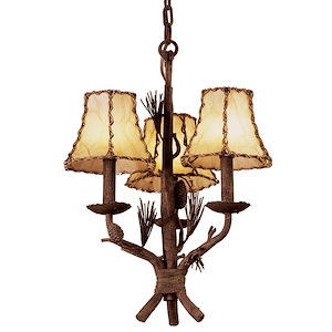 Ponderosa - Three Light Chandelier - 1213514