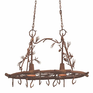 Ponderosa - Two Light Down Pot Rack - 518129