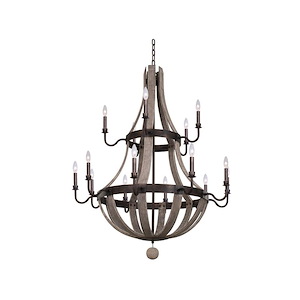 Harper - Fifteen Light 2-Tier Chandelier - 723472