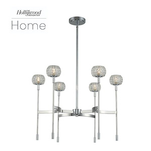 Mae - 36 Inch 18W 6 LED Chandelier - 882276