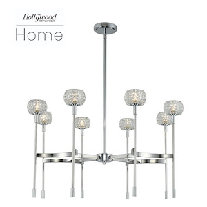 Mae - 32 Inch 24W 8 LED Chandelier - 882275