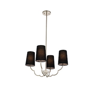 Sophia - 4 Light Chandelier In Contemporary Style-18 Inches Tall and 22 Inches Wide - 1294999