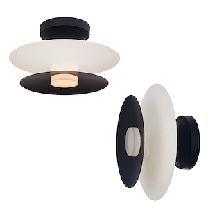 Fresno - 5W LED Flush Mount In Contemporary Style-5.5 Inches Tall and 10 Inches Wide - 1295001
