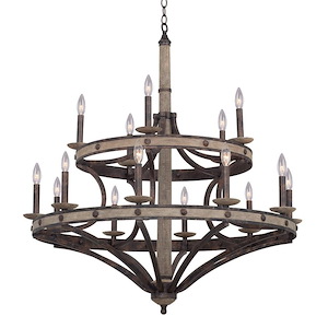 Coronado - Fifteen Light 2-Tier Round Chandelier - 518206