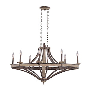Coronado - 43.75 Inch Eight Light Oval Chandelier - 518198