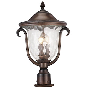Santa Barbara - 3 Light Outdoor Medium Post Mount Lantern - 1213526