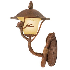 Ponderosa - One Light Outdoor Small Wall Bracket - 882442
