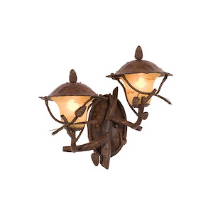 Ponderosa - Two Light Outdoor Right Wall Bracket - 882446