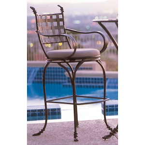 Vine - 46 Inch Swivel Bar Stool With Arms - 882371