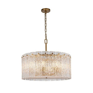 Tundra - 8 Light Small Chandelier-20 Inch Tall and 26 Inch Wide - 1418375