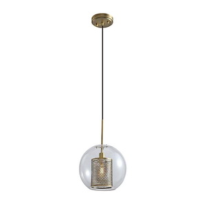 Fano - 1 Light Pendant-15 Inch Tall and 10 Inch Wide - 1369700